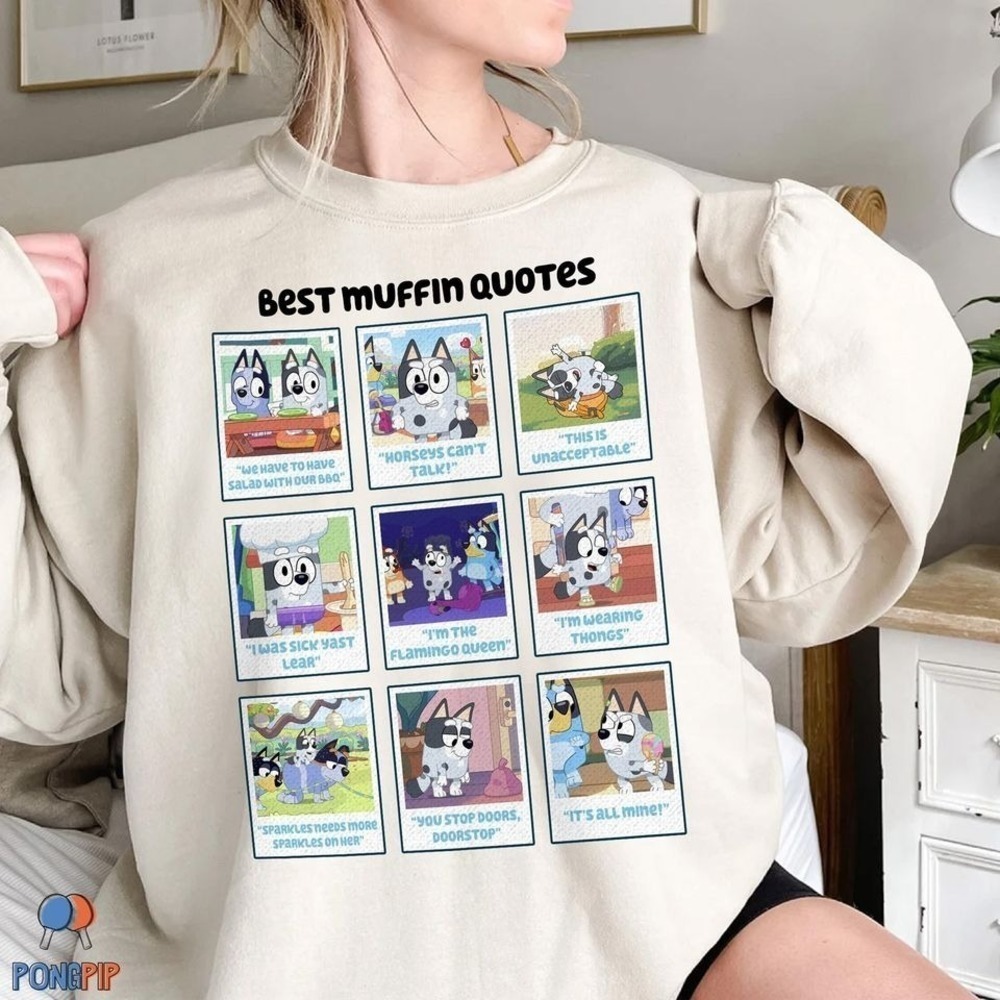 Blueydad Muffin Shirt Blueydad And Bingo Sweatshirt